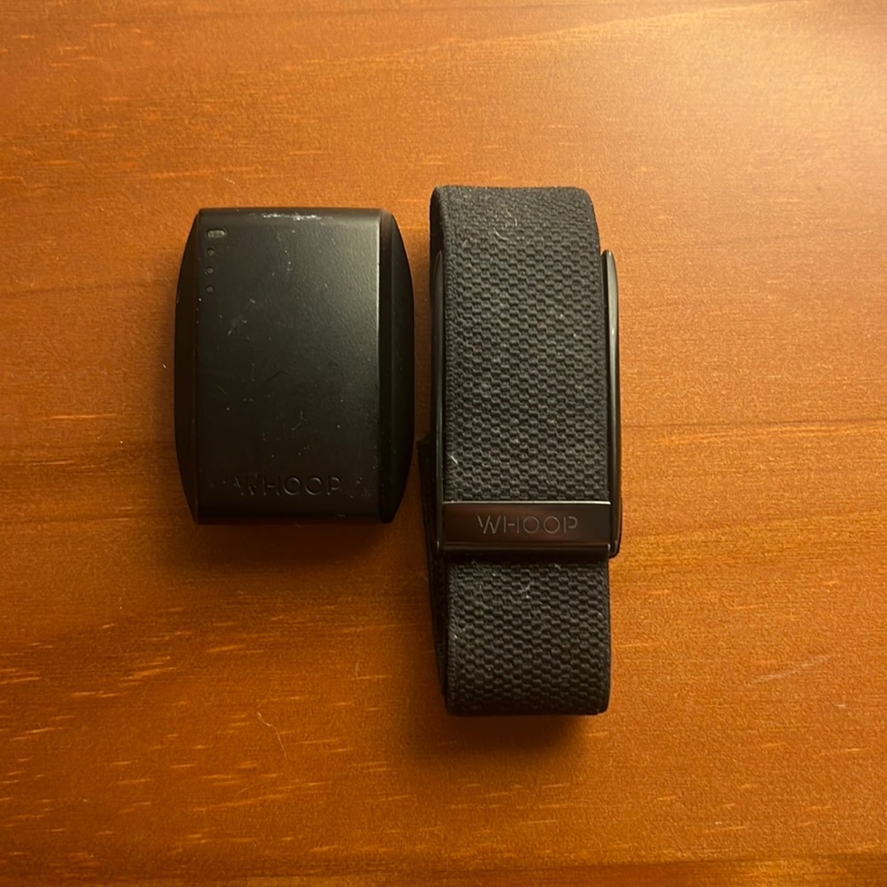 Whoop 3.0 and charger